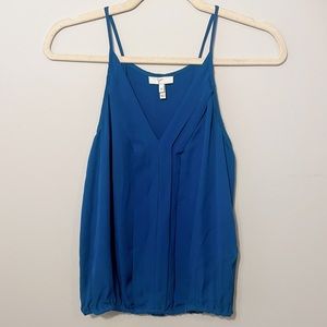Joie Silk Tank Top XS Blue / Teal 100% silk